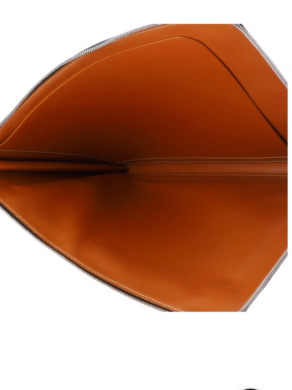 Goyard Sorbonne Monogram Document Pouch with Tan Trim